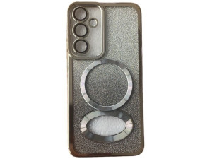 MagSafe glitter maskica Samsung A16 Silver