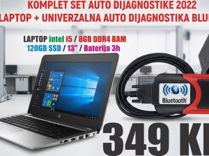 KOMPLET SET AUTODIJAGNOSTIKE LAPTOP + DELFFI AUTO DIJAGNOSTIKA