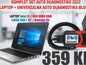 KOMPLET SET AUTODIJAGNOSTIKE LAPTOP + DELFFI AUTO DIJAGNOSTIKA
