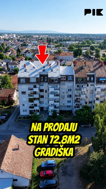 Stan Gradiška- 72,8 m2