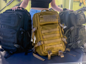 M-TAC Vojno-policijski taktički ruksak 36L Crna/Zelena/Bež/Khaki
