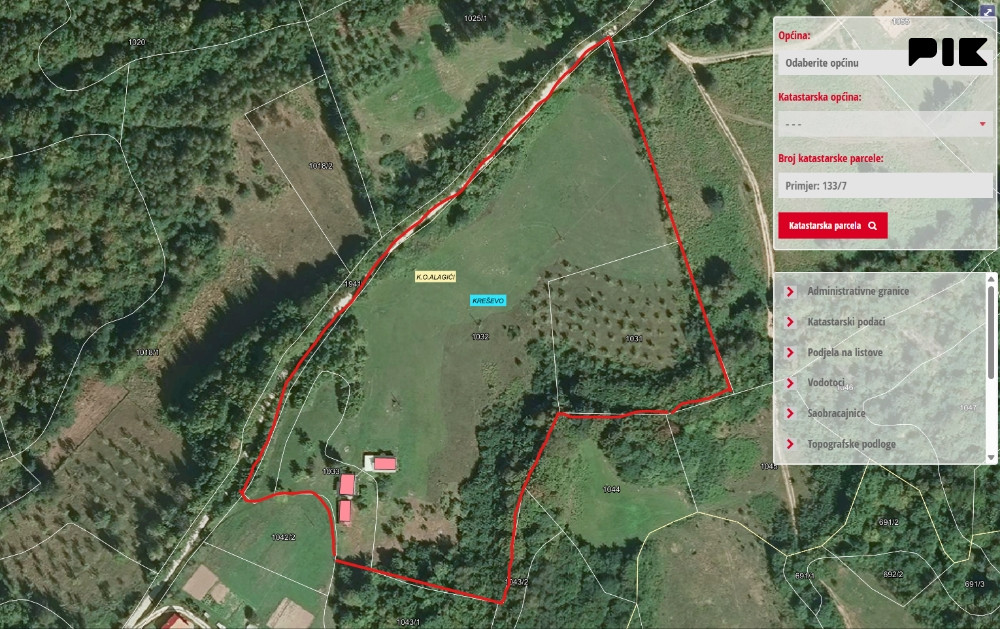 Zemljište Kreševo 22 800m2 sa objektima 8