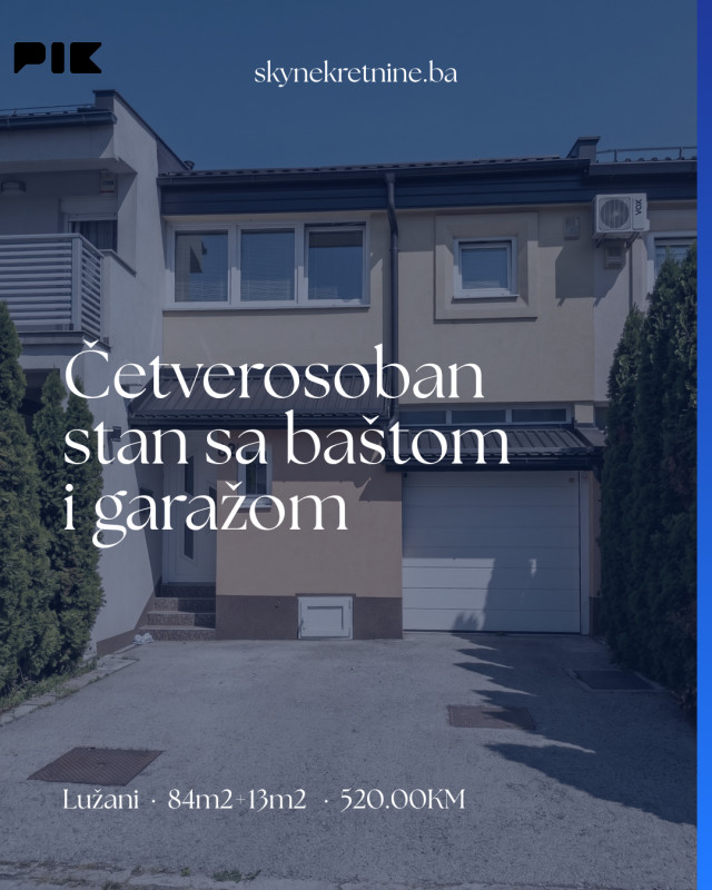 Kuća sa baštom u nizu, Lužani 84m2 I SKY nekretnine