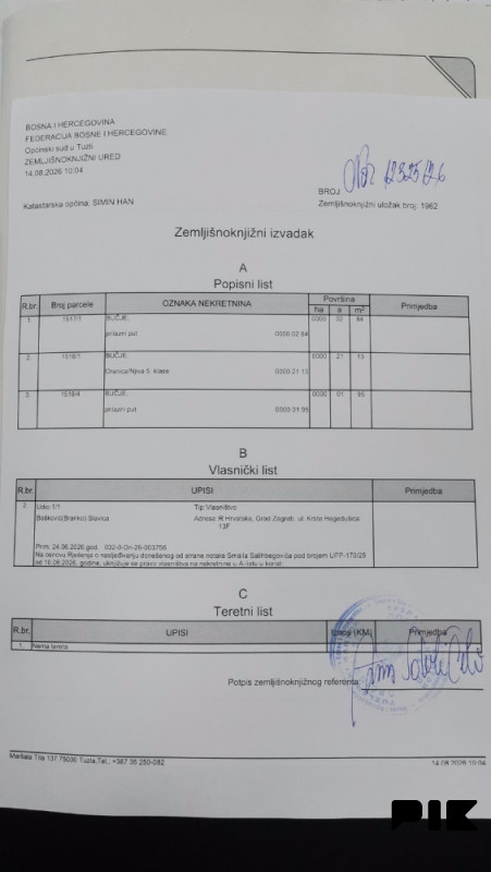 Zemljište Tuzla 3