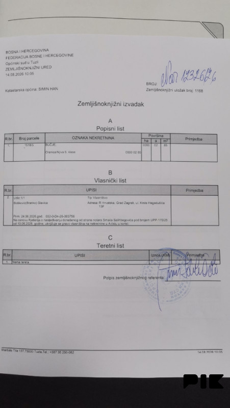 Zemljište Tuzla 4