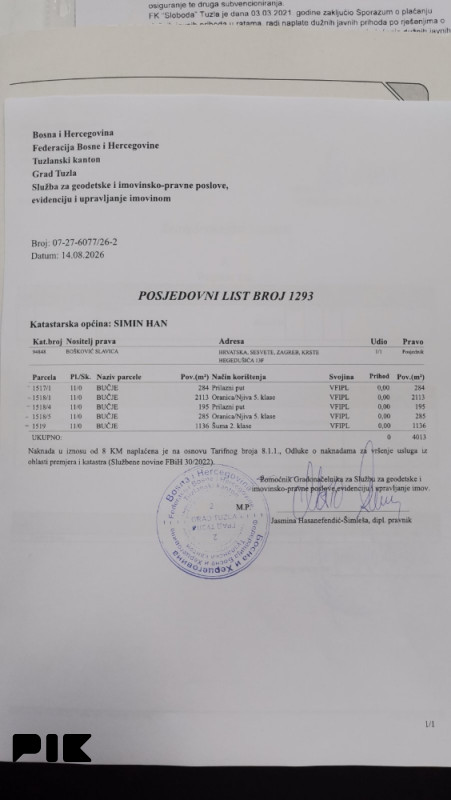 Zemljište Tuzla 5