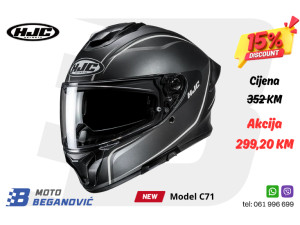 Kaciga HJC C71N QUEZ MC5SF veličina XL