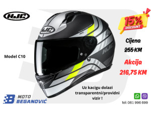 Kaciga HJC C10 HIPER MC3HSF veličina L