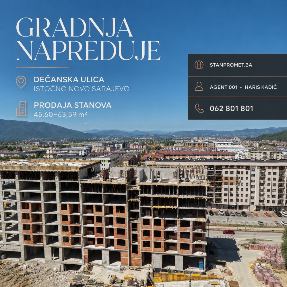 Dvosobni i trosobni stanovi Istočno Sarajevo 2