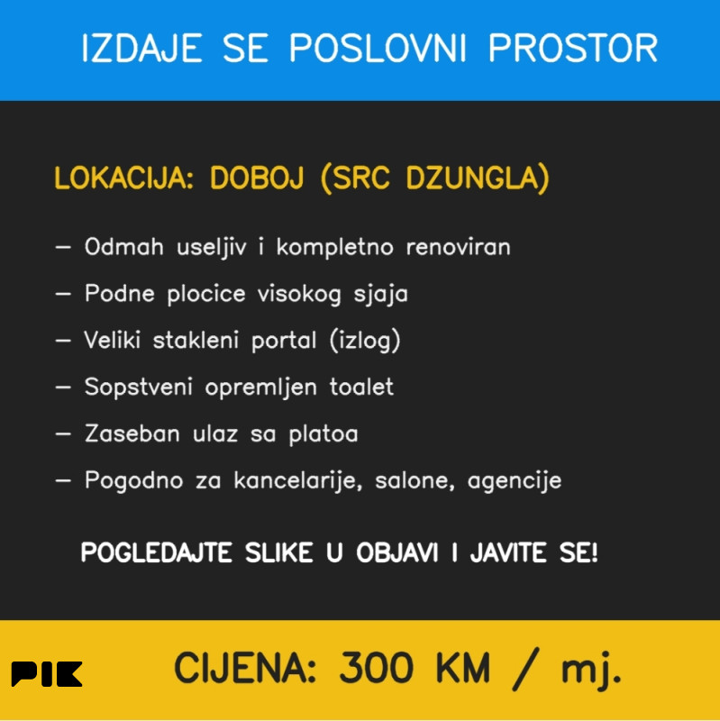 Poslovni prostor Doboj