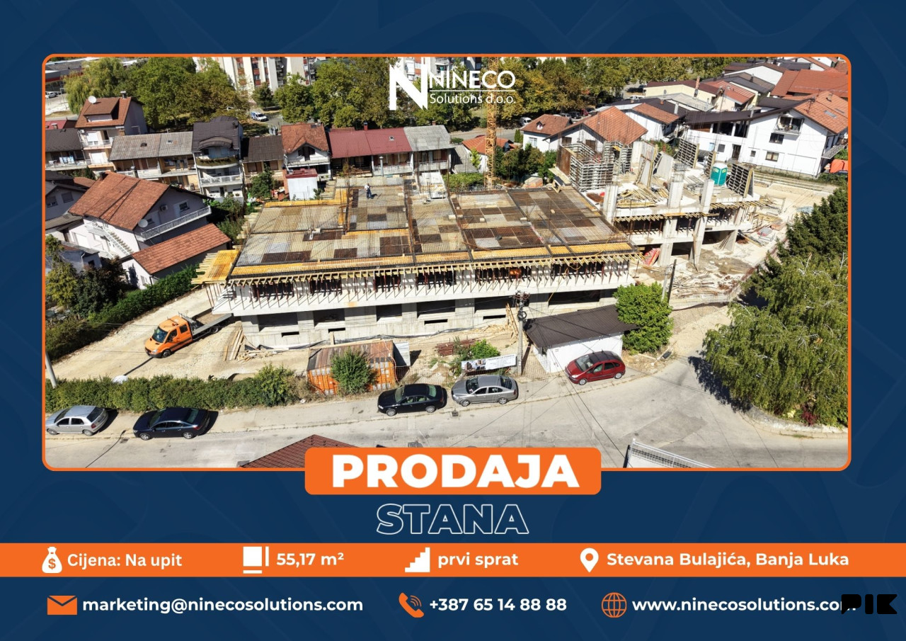 STAN - STARČEVICA - BANJA LUKA - 55,17 m2