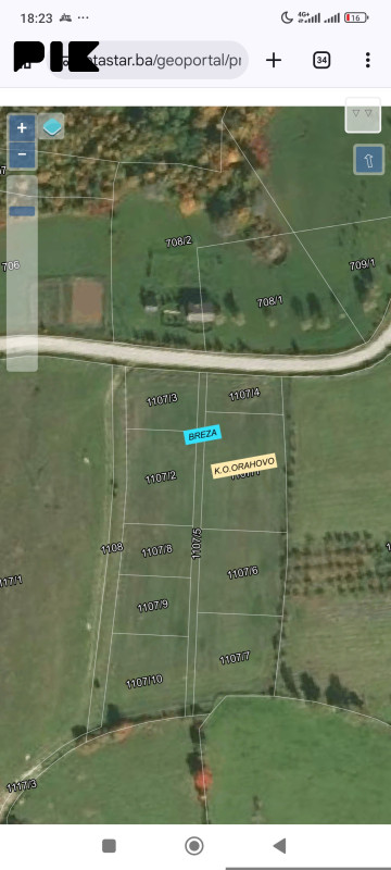 Zemljište Breza 500m2 2