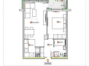 DVOSOBNI STANOVI U IZGRADNJI, OD 43 DO 45m2  Ada, Banjaluka photo 3
