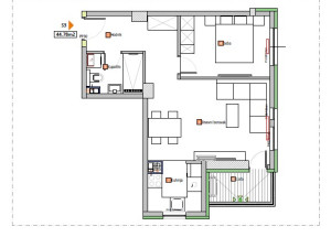 DVOSOBNI STANOVI U IZGRADNJI, OD 43 DO 45m2  Ada, Banjaluka photo 5
