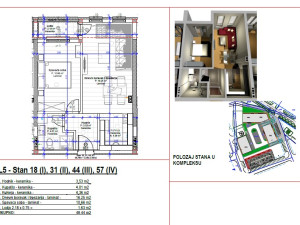 Dvosobni stanovi 40m2 u izgradnji, Budžak-Lazarevo, Banjaluka photo 3