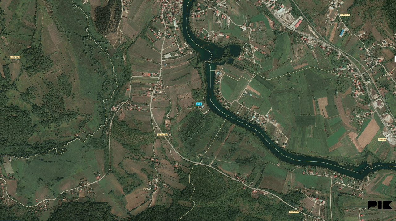 3 parcele, Krivača, Golubić (Bihać), u blizini Une 9.016 m2 7