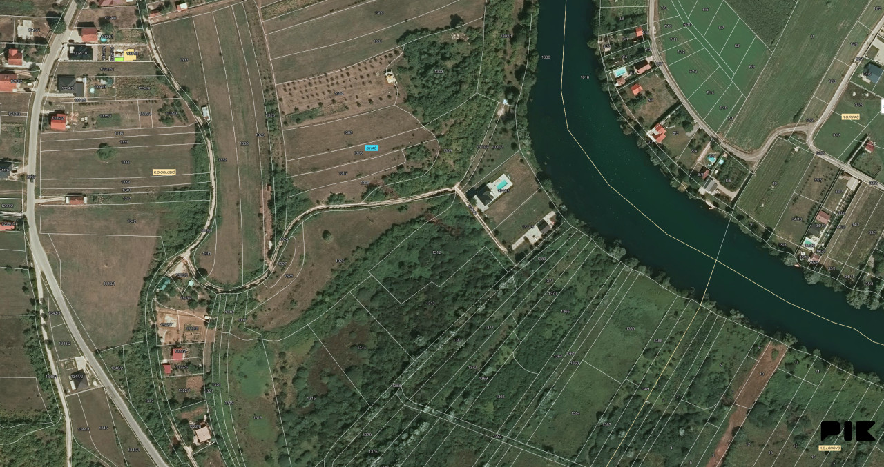 3 parcele, Krivača, Golubić (Bihać), u blizini Une 9.016 m2 8
