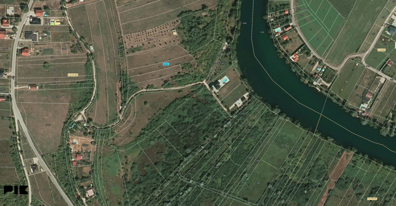 3 parcele, Krivača, Golubić (Bihać), u blizini Une 9.016 m2 10