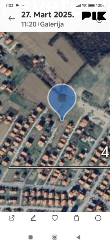 Bijeljina, plac u naselju 5 jezera