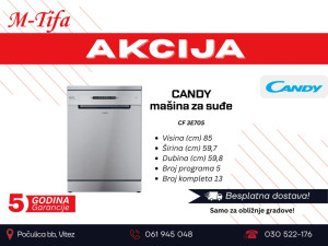 Candy mašina za suđe CF 3E70S