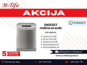 Indesit mašina za suđe D2F HD624 AS