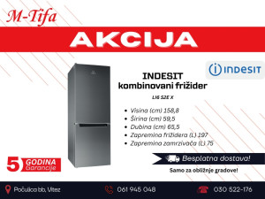 Indesit kombinovani frižider
LI6 S2E X