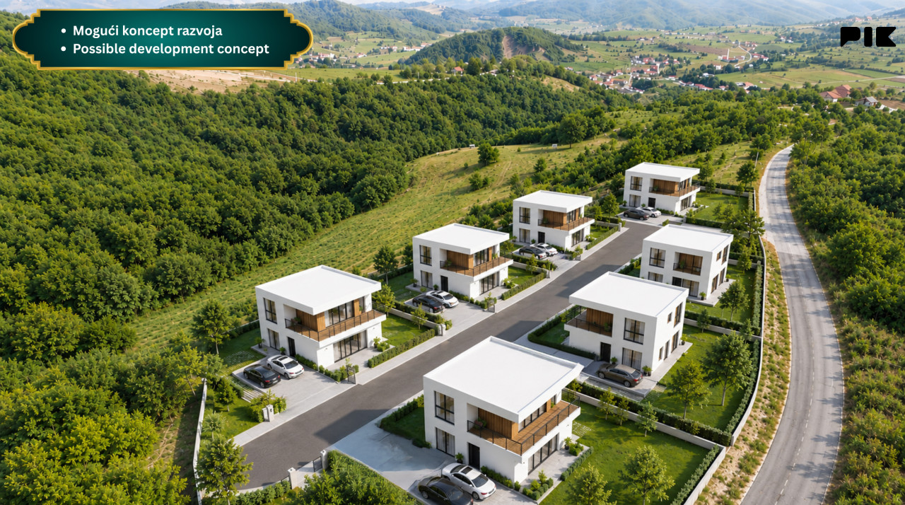 2 parcele sa kućom- Visoko (Gorani) 53000m2 i 11000m2 građevinsko 17