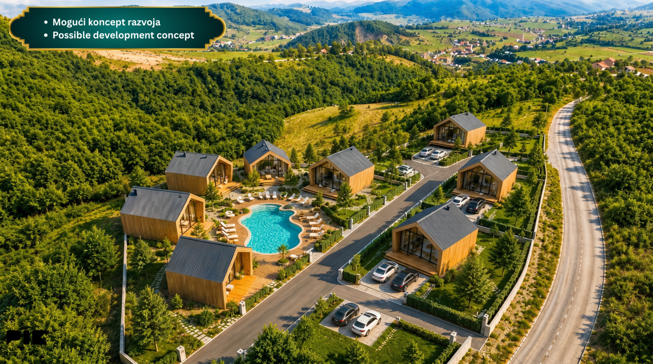 2 parcele sa kućom- Visoko (Gorani) 53000m2 i 11000m2 građevinsko 18