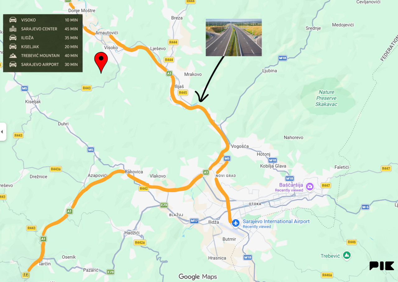 2 parcele sa kućom- Visoko (Gorani) 53000m2 i 11000m2 građevinsko 7