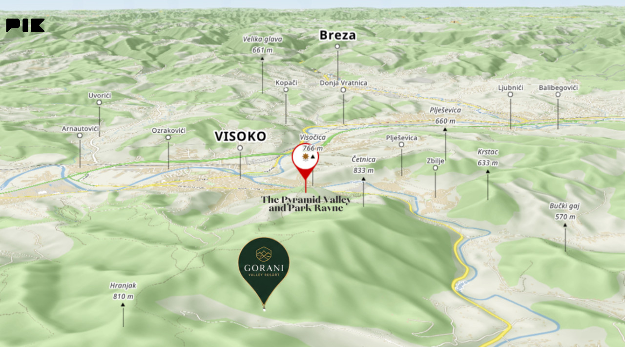 2 parcele sa kućom- Visoko (Gorani) 53000m2 i 11000m2 građevinsko 20
