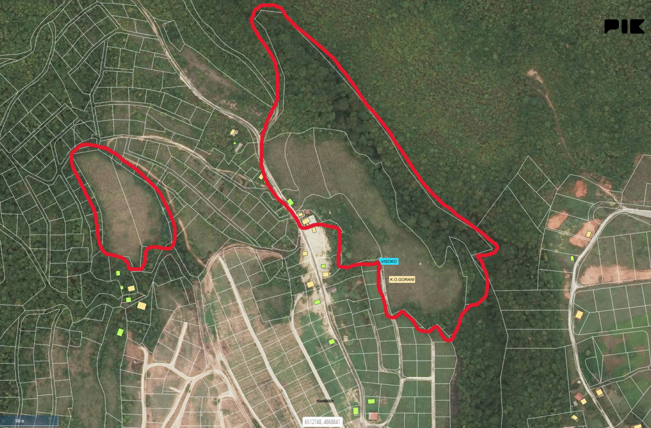 2 parcele sa kućom- Visoko (Gorani) 53000m2 i 11000m2 građevinsko 3