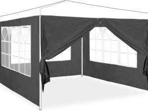 Set sivih bočnih stranica za paviljone, dimenzija, 4 komada