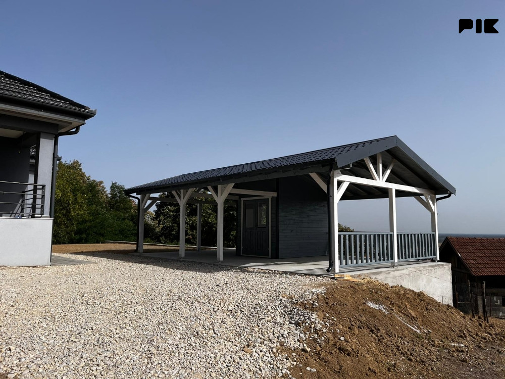 Garaža Carport Ostava Alatnica Montažni objekat