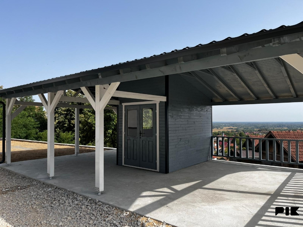 Garaža Carport Ostava Alatnica Montažni objekat 4