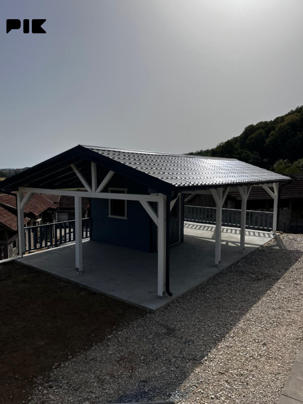 Garaža Carport Ostava Alatnica Montažni objekat 7