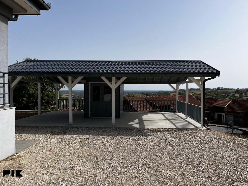 Garaža Carport Ostava Alatnica Montažni objekat 5