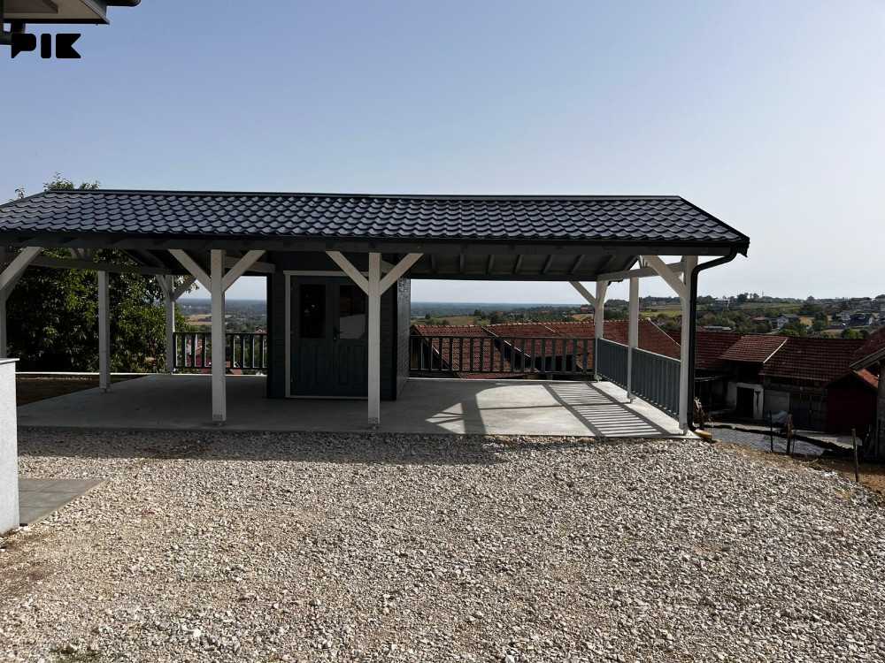 Garaža Carport Ostava Alatnica Montažni objekat 2