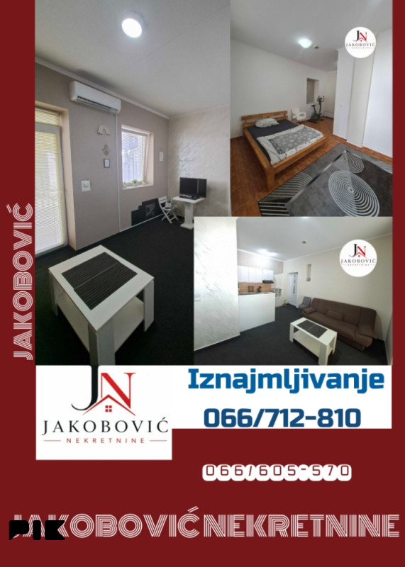 Namješten stan u prizemlju 52m2