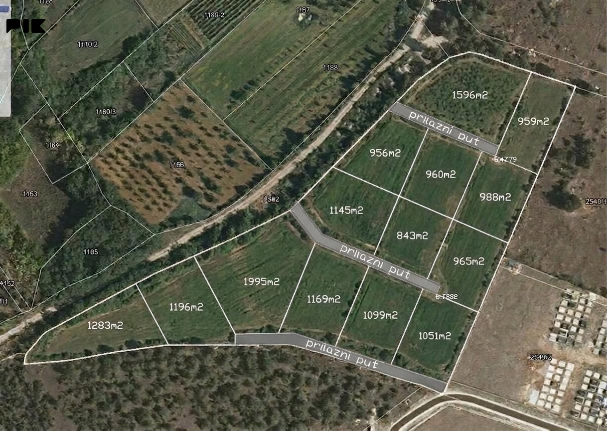 Parcelisano građevinsko zemljište Čapljina od 843 do 1.283 m2