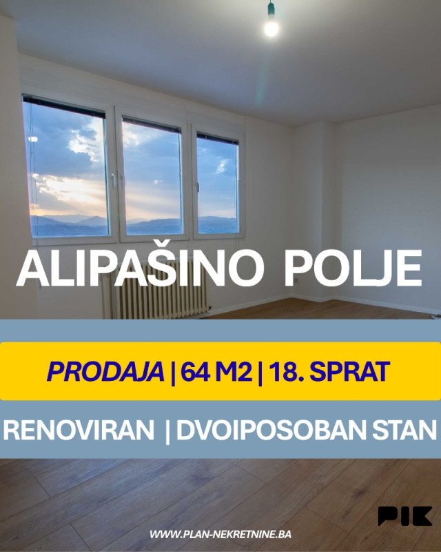 Alipašino Polje | Dvoiposoban stan | 64 m2