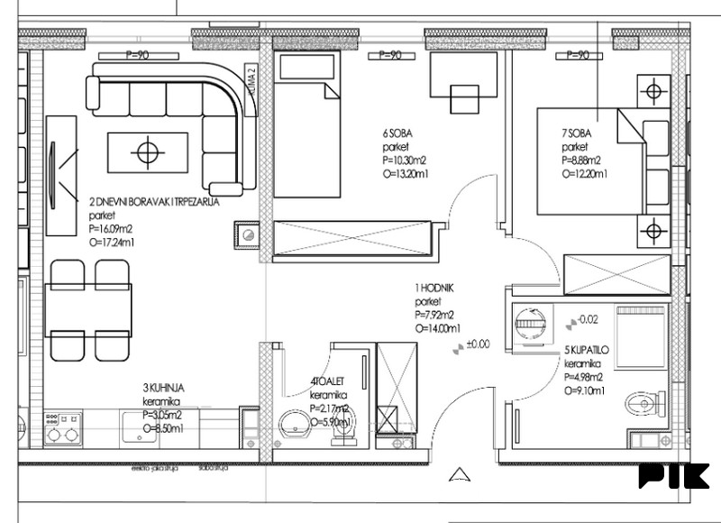 Trosoban stan 51m2 Centar Banja Luka