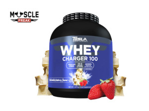 Tesla Whey Charger 100 White Chocolate Strawberry 2.2kg
