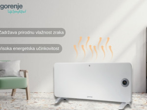 GORENJE OPTIHEAT Konvektor grijalica  2000EWP Smart WiFi