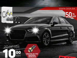 GIGA.BA C6 AUTO LED SIJALICE SET H1 H3 H4 H7 H8 H9 H11 H13