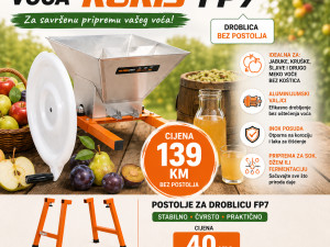 RURIS FP7 RUČNA DROBILICA VOĆA 7L