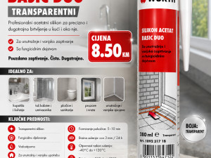 Silikon za kvalitetno i dugotrajno zaptivanje