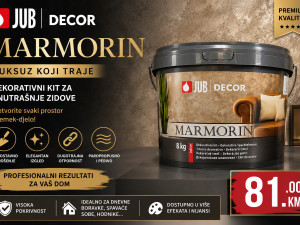 JUB Decor Marmorin 8 kg  Dekorativni Kit za Unutrašnje Zidove
