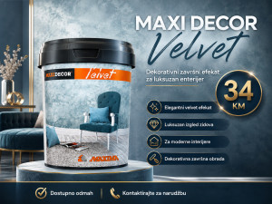 MAXI DECOR Velvet - Dekorativna Boja  za Zidove