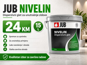 JUB Nivelin Gotovi Glet za Zidove - Unutrašnja Primjena