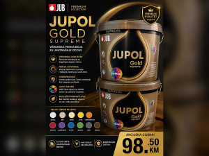 JUPOL Gold Supreme - vrhunska periva unutrašnja zidna boja